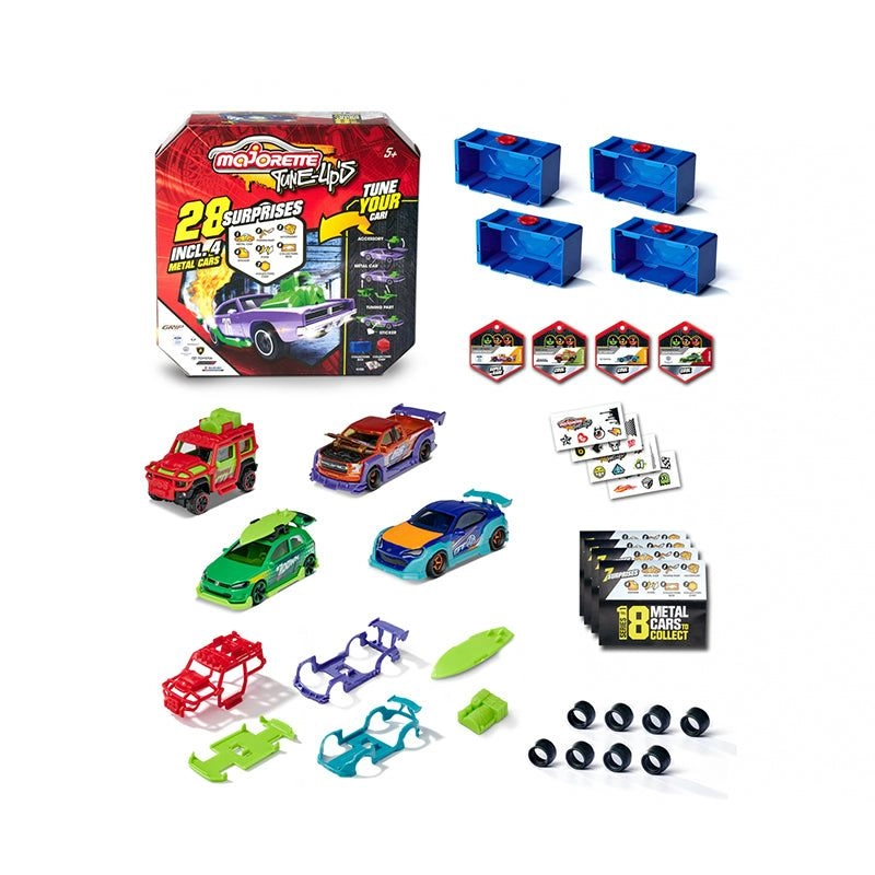 Tune Up's Metal Cars - 1:64 4pcs Set
