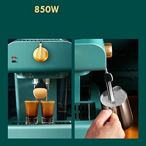 Steam Coffee Machine - Semi-Automatic Removable Tank