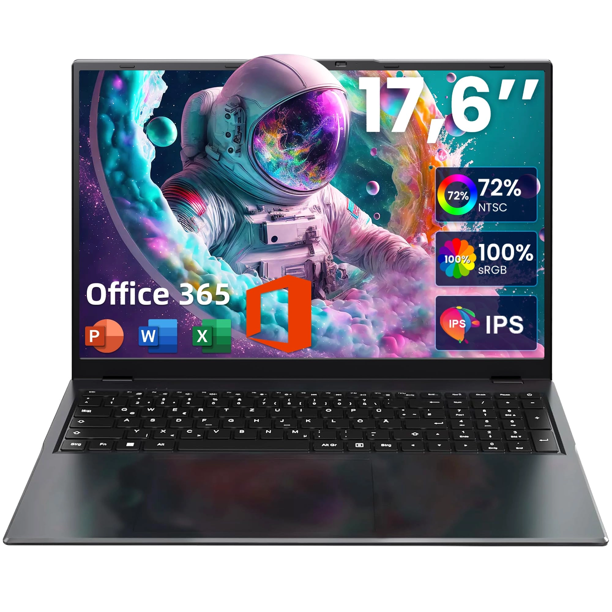 P1 - 17.6'' N5095 16GB DDR4 512GB SSD + 128GB eMMC