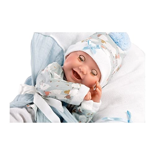 Bimbo Baby Doll - 35 cm Sleeping Eyes Blue Eyes Ages 3+