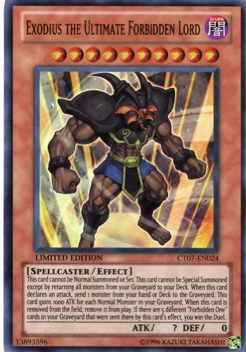 Exodius the Ultimate Forbidden Lord CT07-EN024