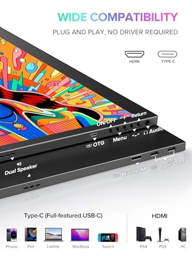 4K Portable Monitor - M184T02 18.4" 3840 x 2160