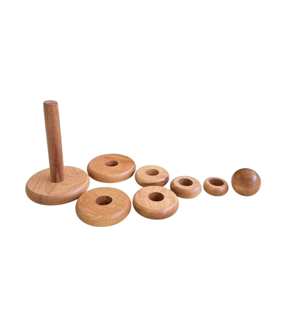 Stacking Rings - Suitable for 12 months and above 8 Pcs