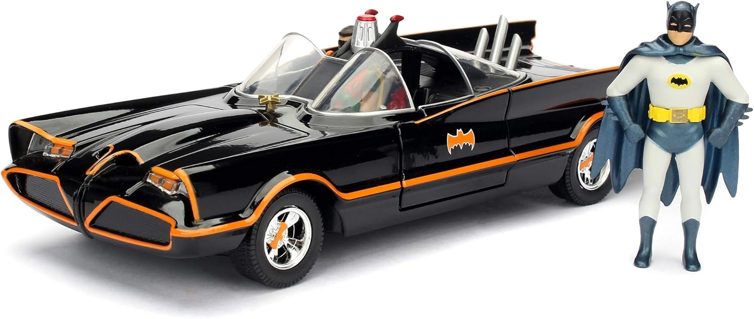 Jada Batman - DC Comics - 1966 Classic Batmobile - 1:24 Die-Cast Metal (7 cm) (sim-253215001)