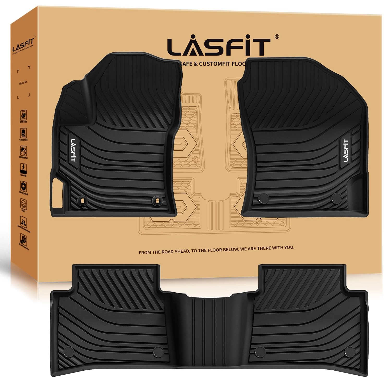 LASFIT LL-TY27 - Toyota Corolla 2020–2026 1st & 2nd Row