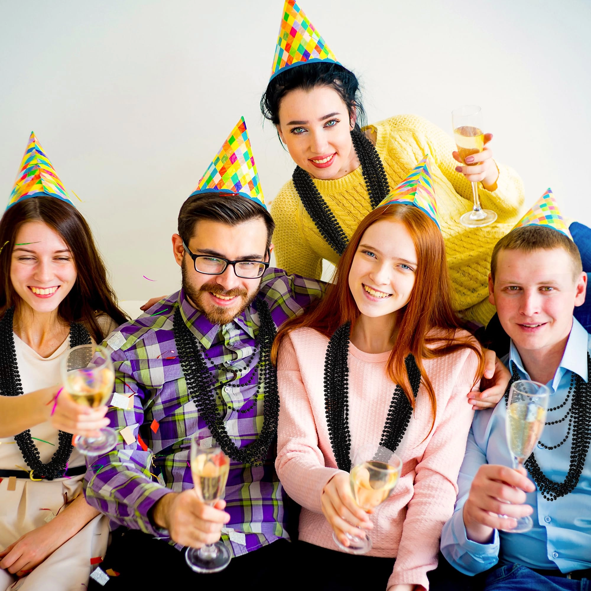 Bead Necklace - 120PCS 33"