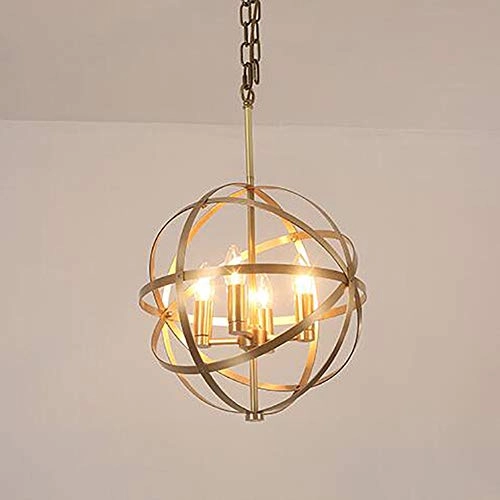 Simple Country All Copper Chandelier Lighting