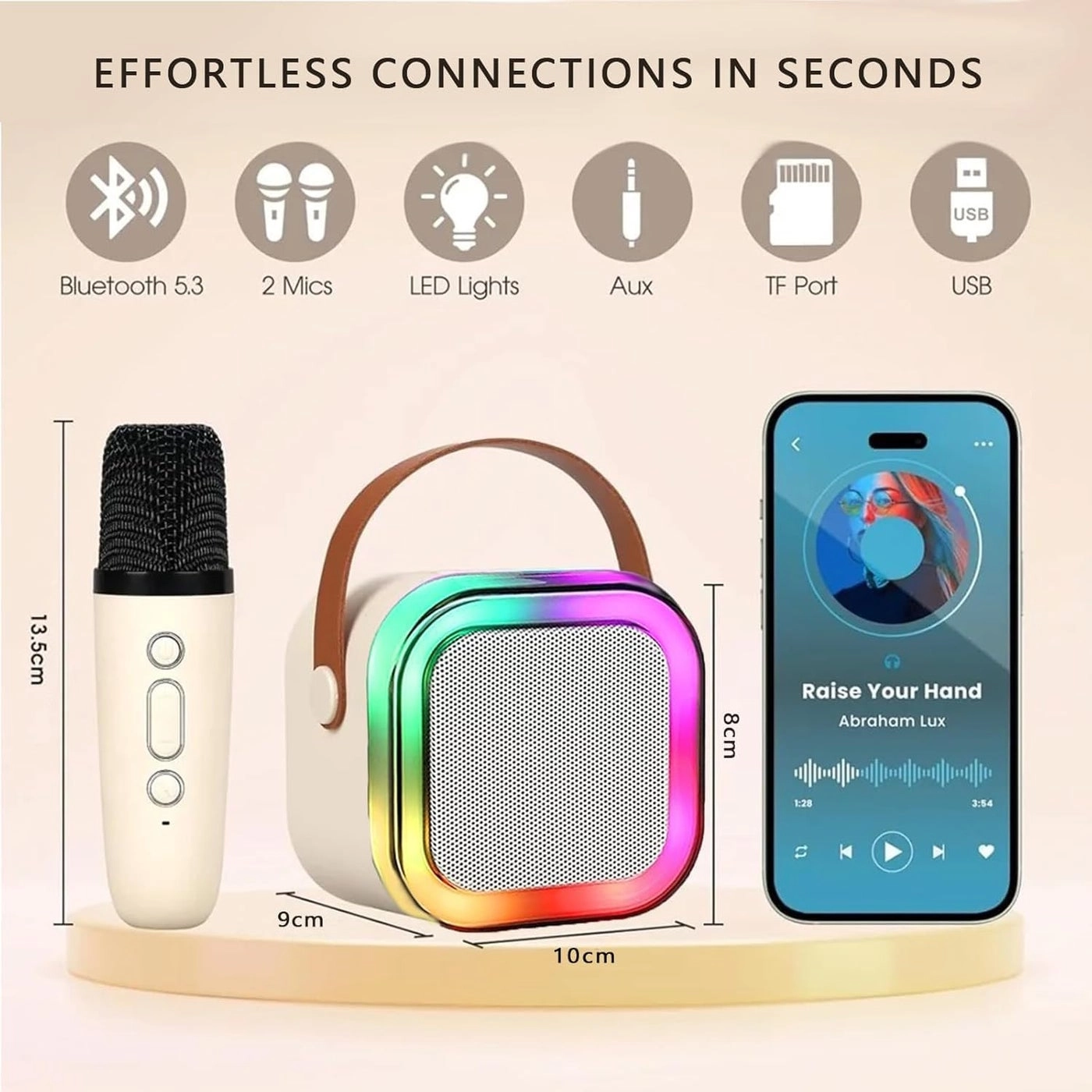 Karaoke Machine - 2 Wireless Microphone