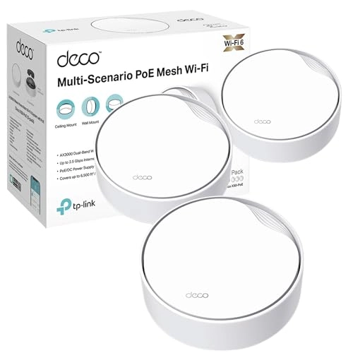 DECO X50-POE - Wi-Fi 6 Pack of 3