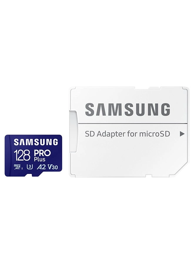 PRO Plus microSD Card - 128 GB + SD Adapter