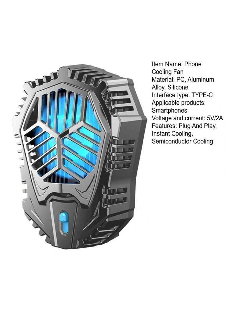 AL07 - Mobile Phone Cooling Fan USB Clip-On