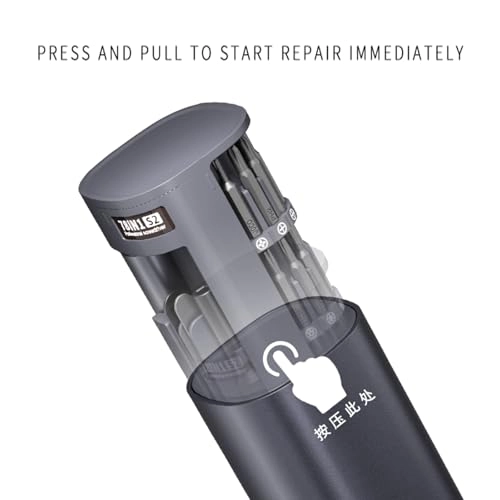 Electric Screwdriver - Shaft Aluminum Body Black