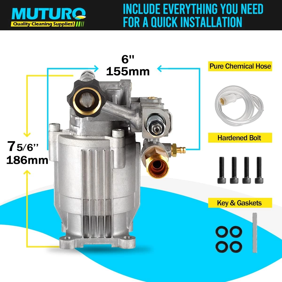 Horizontal Pressure Washer Pump