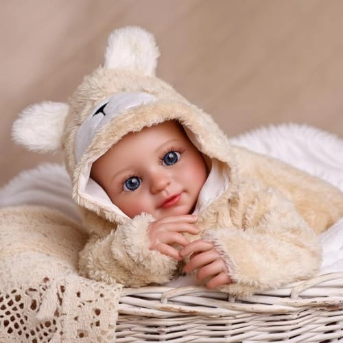 Reborn Baby Doll - 17 Inch Vinyl Cotton Girl Ages 3+