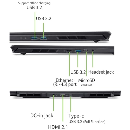 Nitro V 16S AI ANV16S - 16'' Ryzen 7 32GB DDR5 1TB SSD