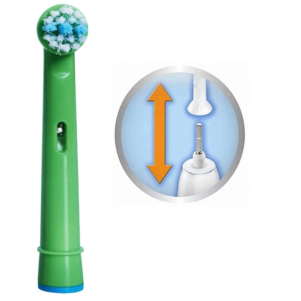 Kids Toothbrush Replacement Heads - 8 Count Multicolour Extra-Soft Bristles