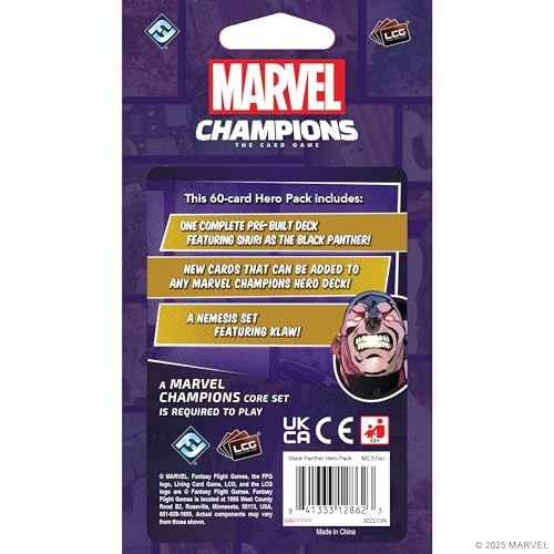 Marvel Champions The Card Game: Black Panther Hero Pack