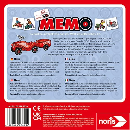 Big Bobby Car Memo - 3 years and up