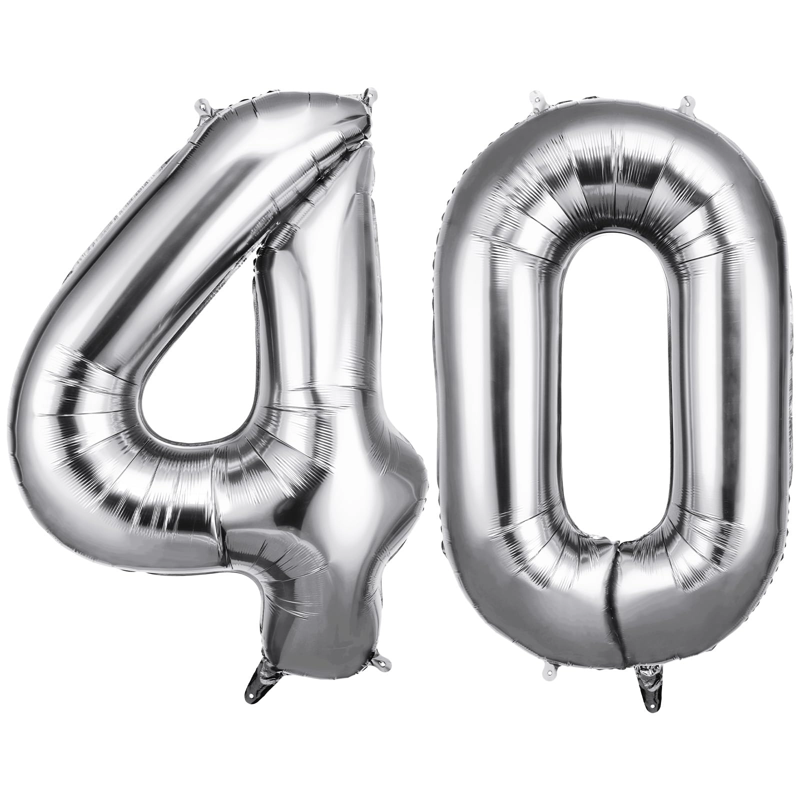 Number 40 Balloon - 2 Birthday