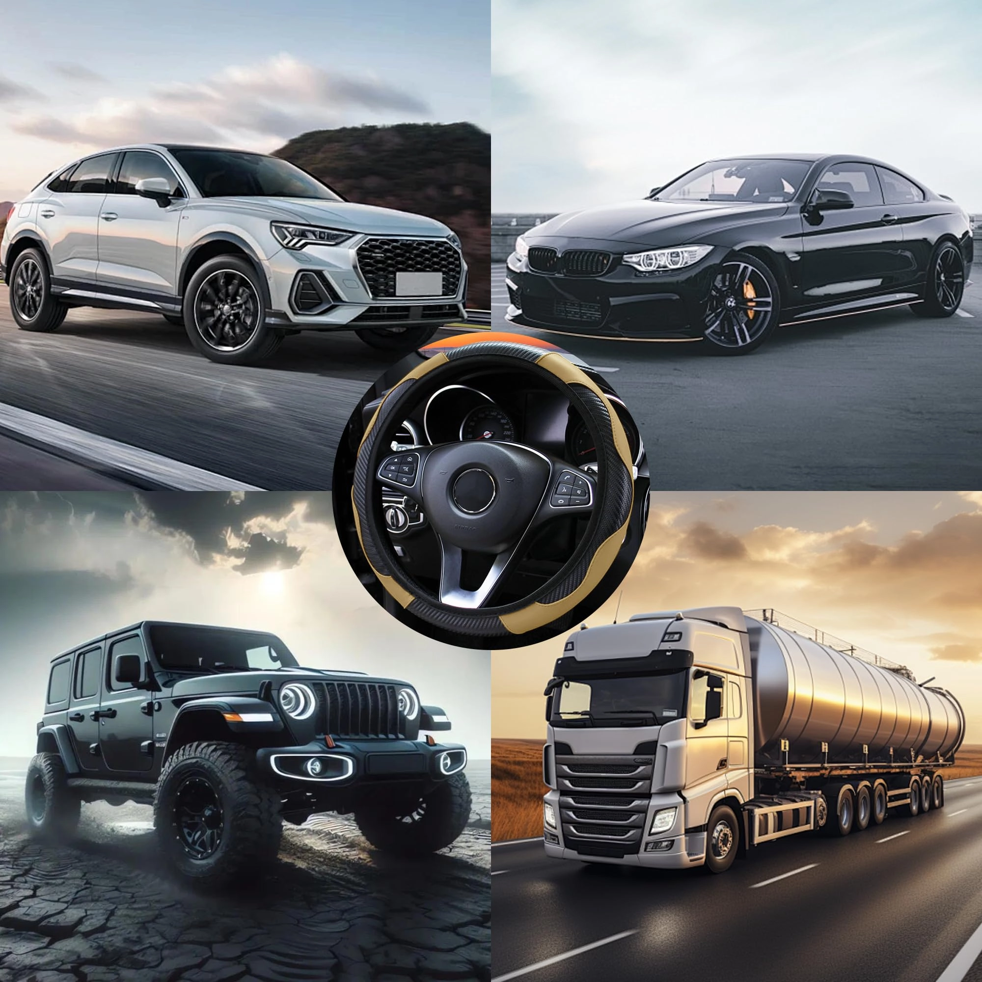 Car Steering Wheel Cover