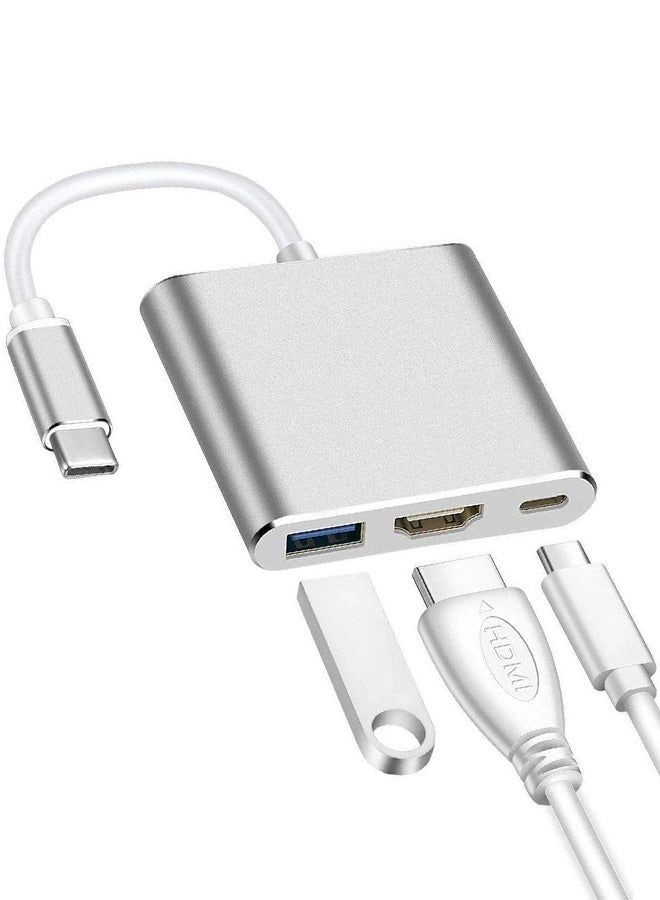 Tersely USB C Hub - 3-in-1 4K 100W