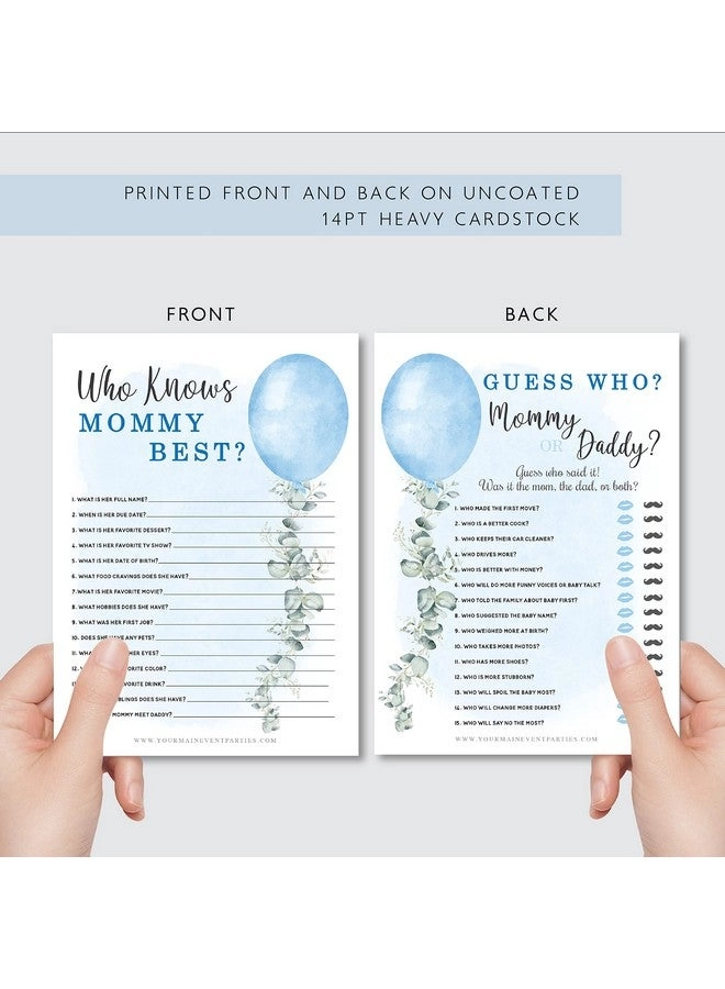 Boy Baby Shower Games - English