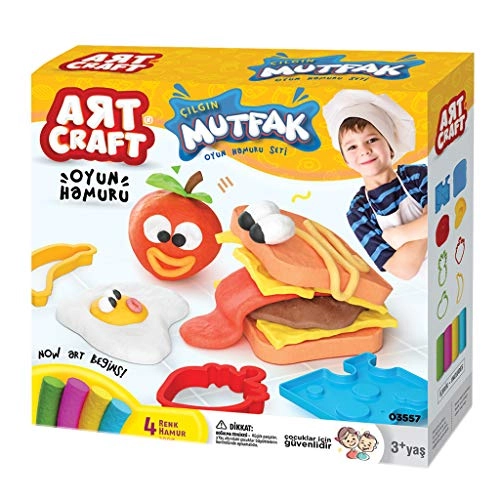 Art Craft Crazy Kitchen Dough Set - 3+ years 4 colors