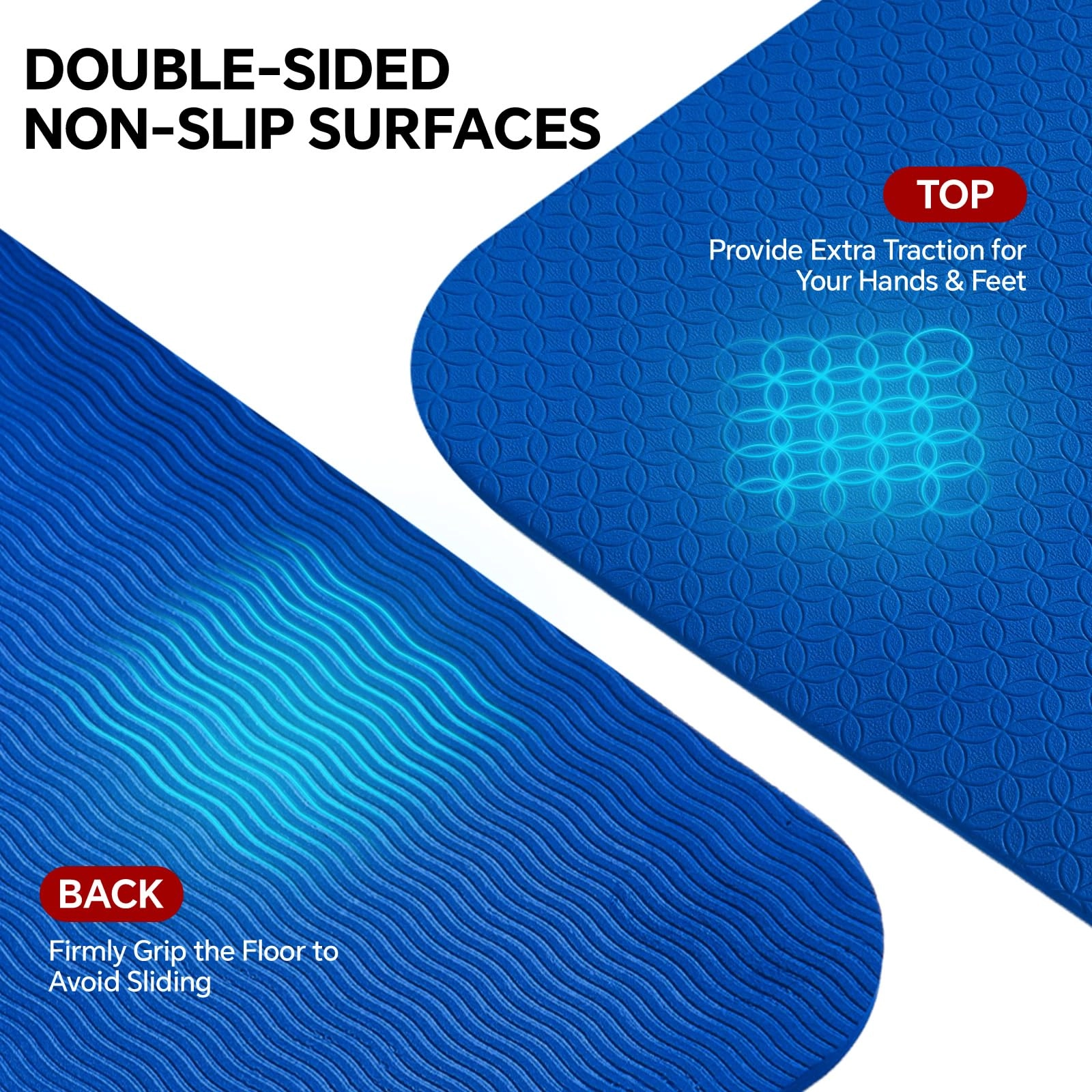 Extra Large Yoga Mat - Thermoplastic Elastomers 6mm