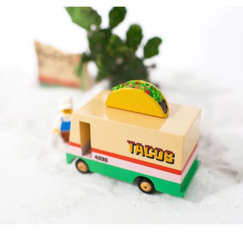 Taco Truck - Solid Beech Wood ABS plastic wheels