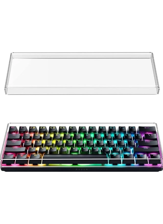 erorex Keyboard Dust Cover - 60% Compact 61 Keys Clear acrylic