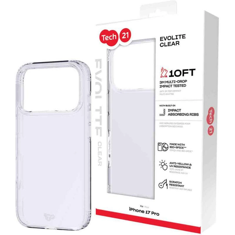 EvoLite Case Clear Bio TPU for iPhone 16