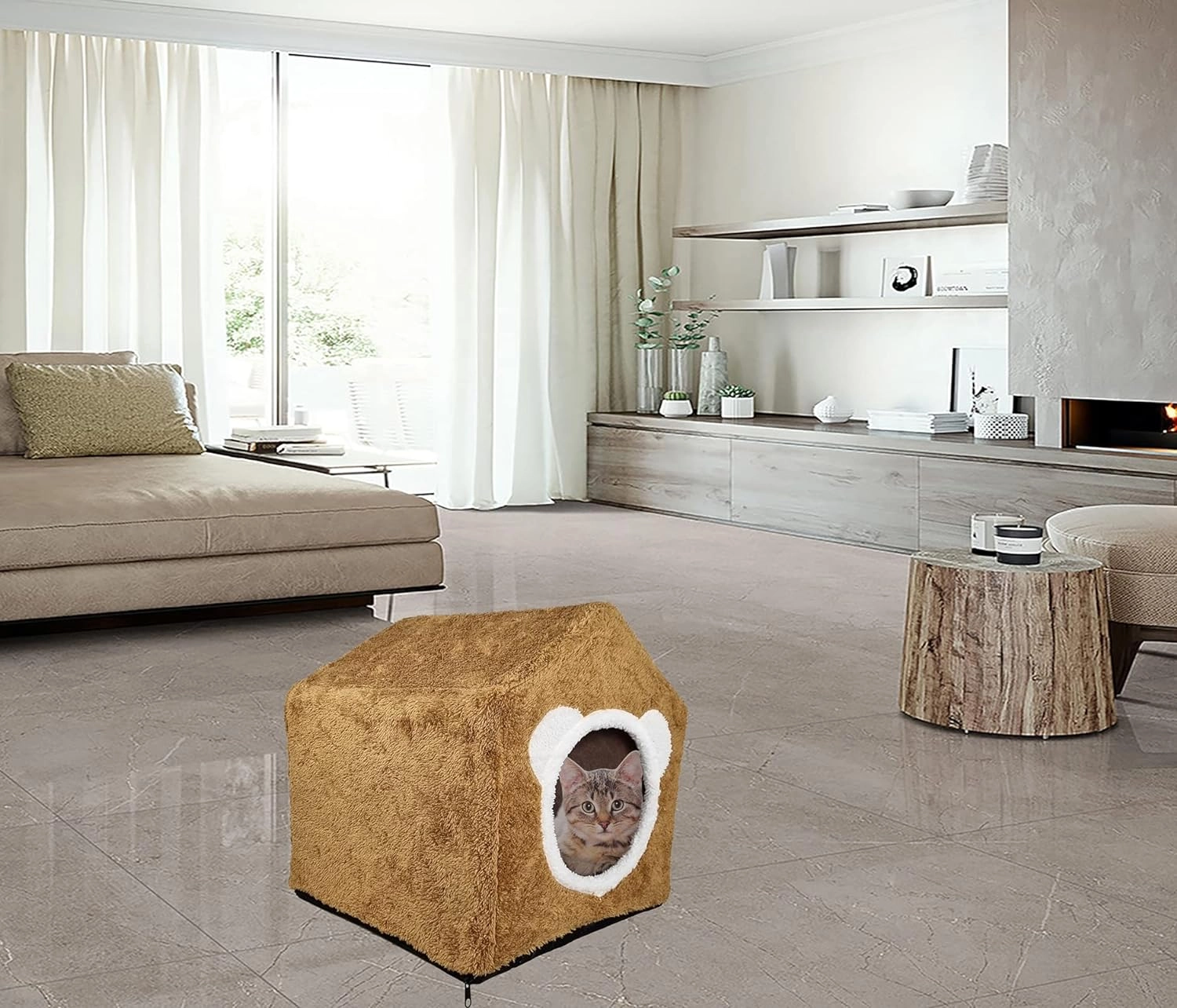 Pet bed - polyester fiber