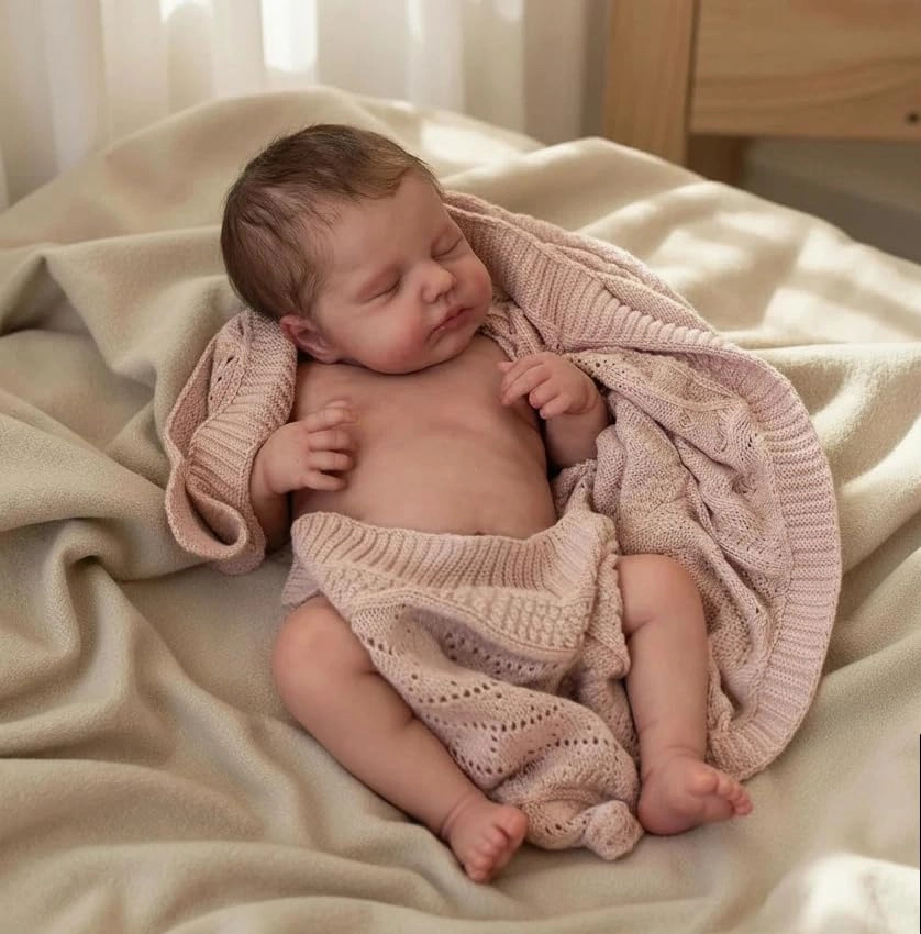 Reborn Baby Doll - 50 cm Silicone Ages 3+