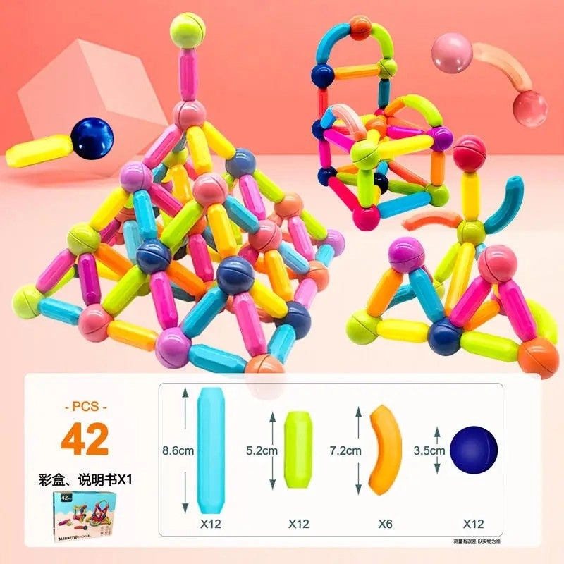 Magnetic Building Blocks - ABS Non-toxic Easy-connect