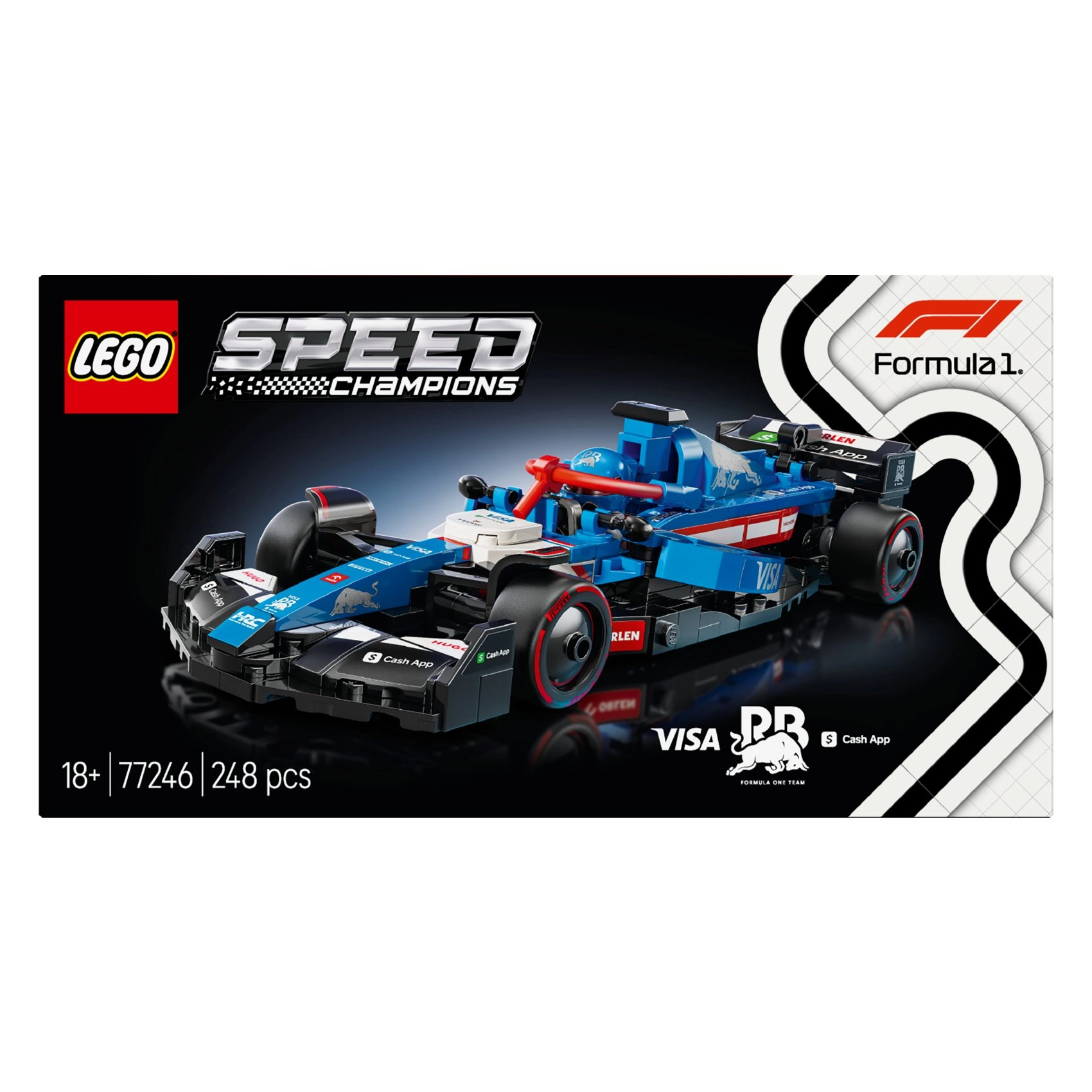 Speed Champions Visa Cash App RB VCARB 01 F1 Race Car (77246)