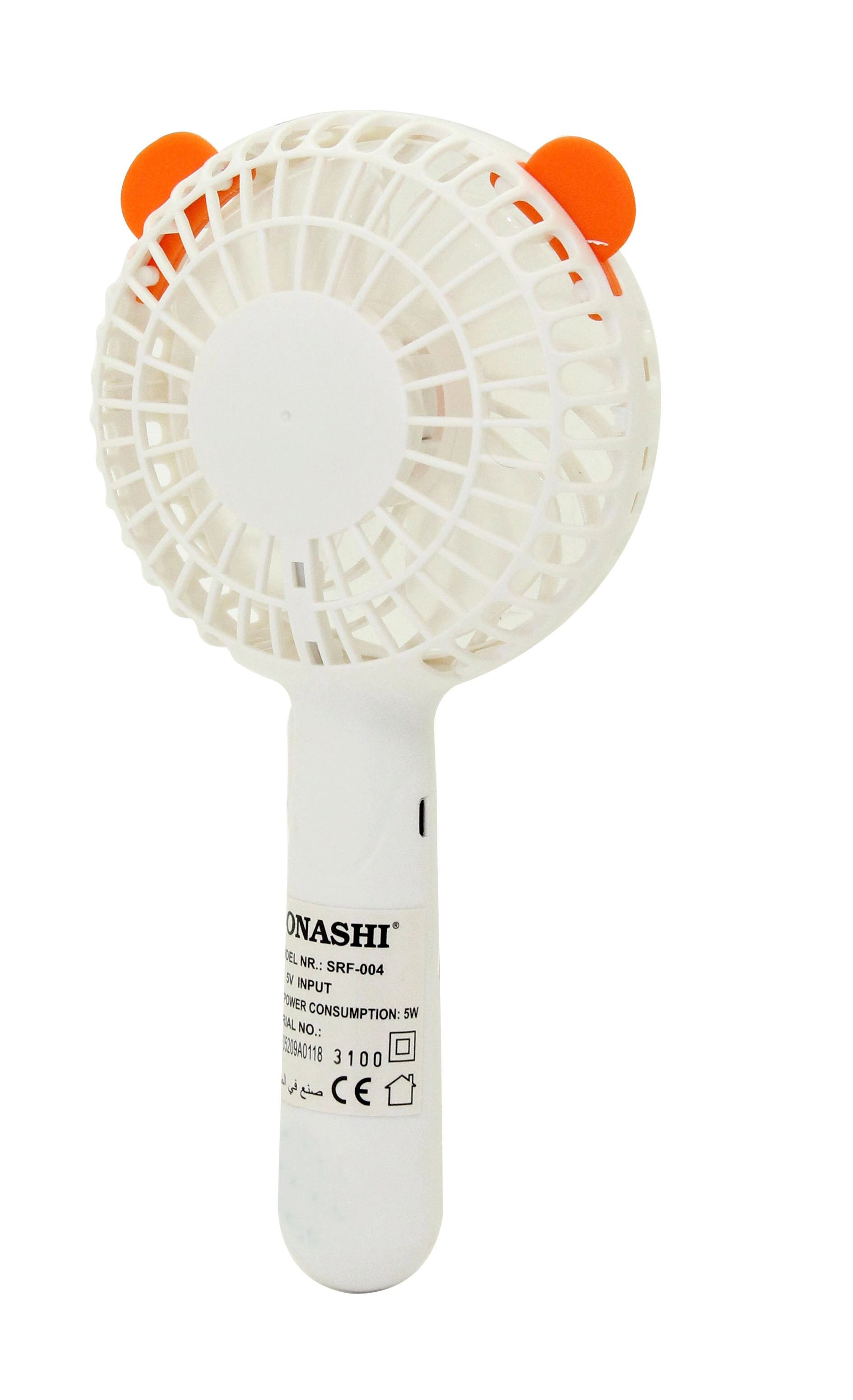 Rechargeable Mini Fan - 4 Inch 2 Speeds 5V USB
