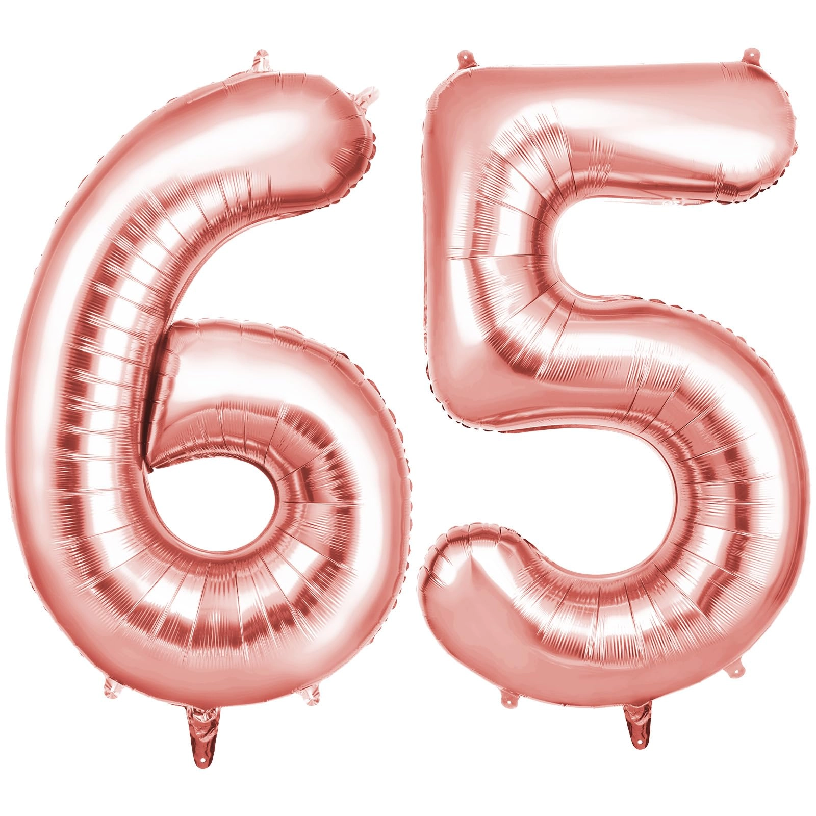 Number 65 Balloons - 2 Birthday