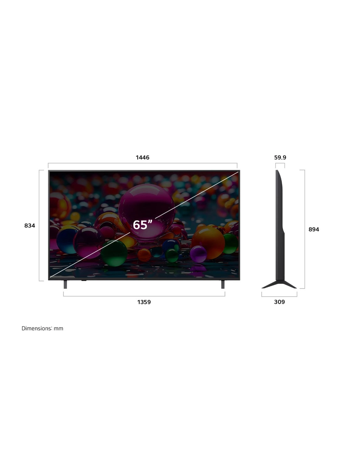 65UA85006LA - 65 Inches