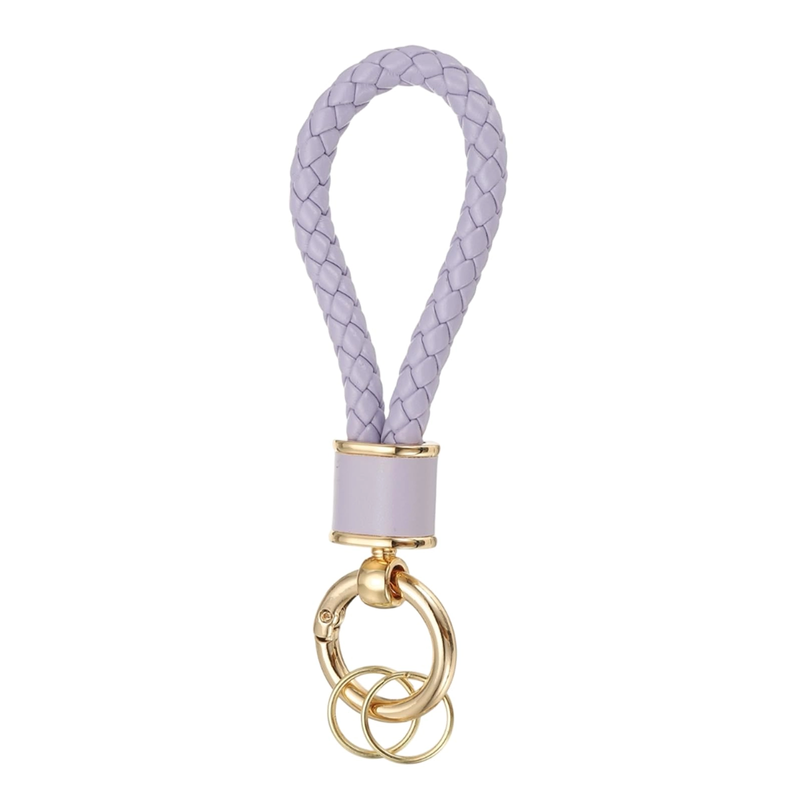 Braided Leather Keychain - Animal