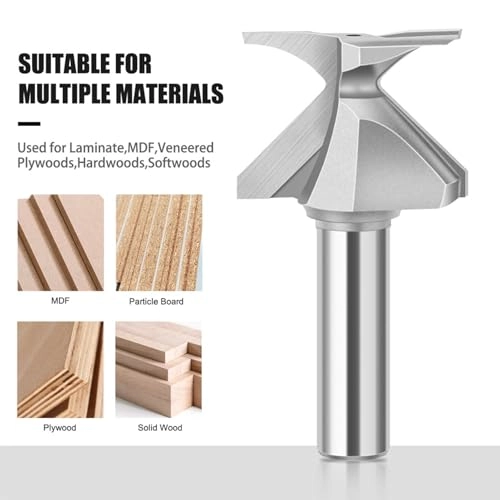 Arc Bending Router Bit - 1/2 Handle 1 Approx. 12.7mm / 0.5"