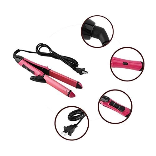 2 in 1 Hair Straightener and Curler - Ceramic Professional