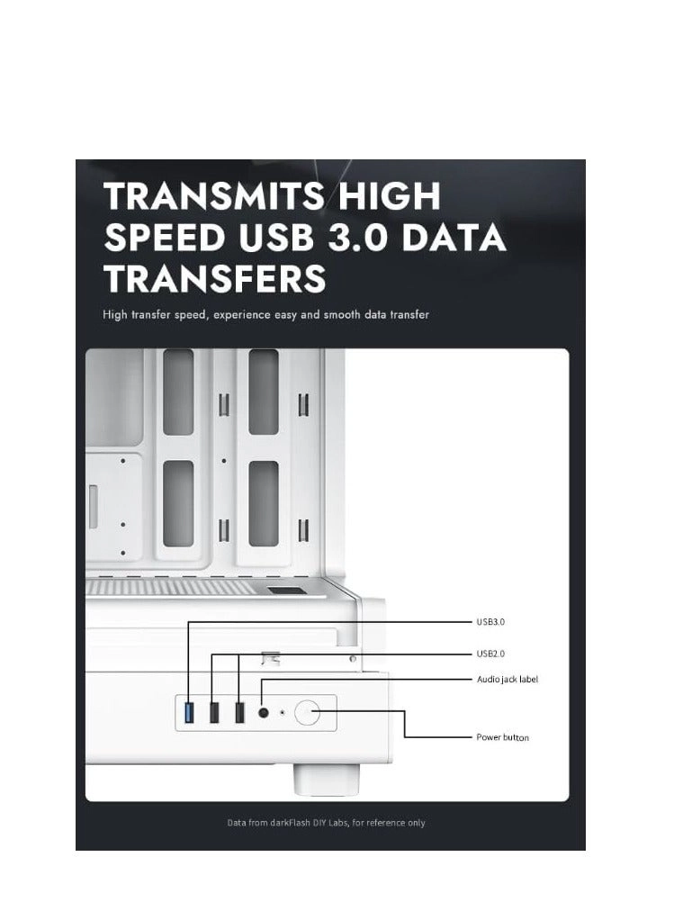 DB330M - Tempered Glass Side Panel Mid Tower