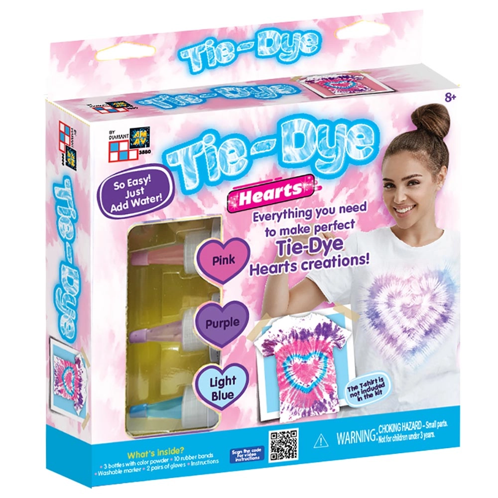 Diamant Toys Tie-Dye Hearts