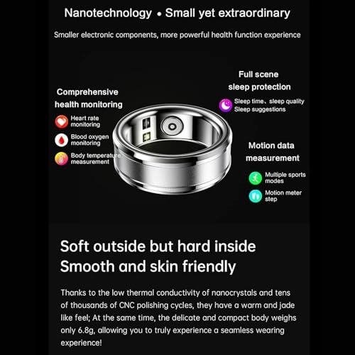 Health Smart Ring - Fitness Tracker Heart Rate Monitor