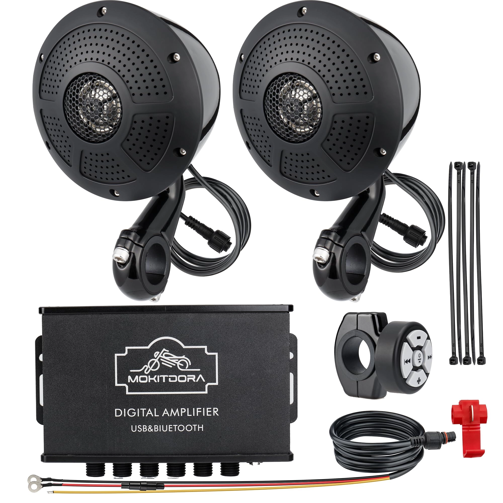 Motorcycle Bluetooth Amplifier & Speakers - 2