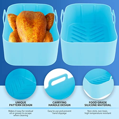 Air Fryer Silicone Liner - Food-grade Silicone 2 piece(s)
