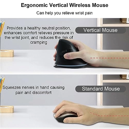 Ergonomic Vertical Mouse - Wireless