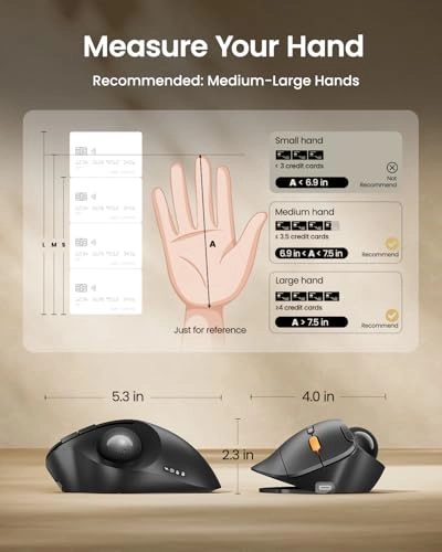 EM02 Trackball Mouse - Bluetooth