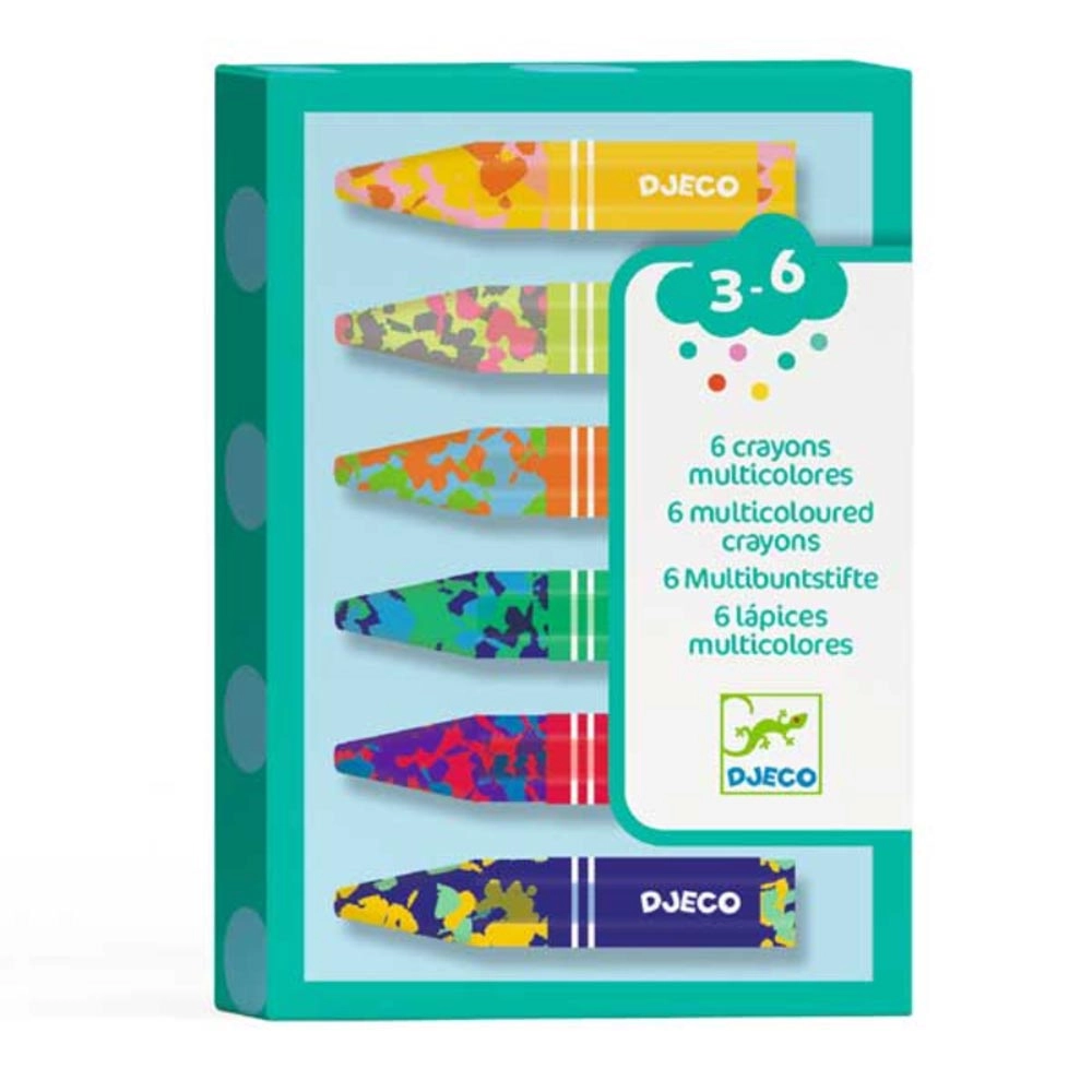 Flower Crayons - 6 Pcs