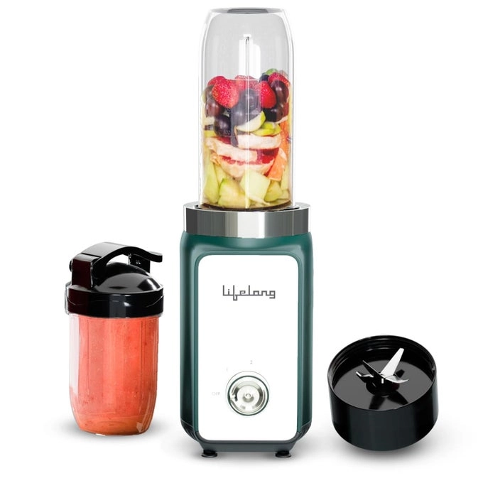 Nutri Blender - Smoothies & Juices 2 Jars Stainless Steel Blades